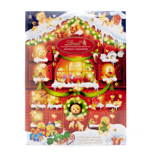 Calendario de adviento con chocolates Lindt